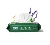 Earth Rated Toallitas hipoalergénicas para Perros, para Limpiar y Eliminar olores de Patas, Cuerpo y Trasero, Cachorros y Perros Adultos, Aroma a Lavanda, 100 Unidades