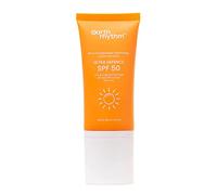 Earth Rhythm Ultra Defence Protector solar híbrido SPF 50 - Protección UVA/UVB, resistente al agua, mate, sin oxibenzona