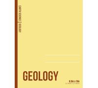 Earth Science/Geology Lined Notebook: 8.5in x 11in (21.59cm x 27.94cm), 80 sheets