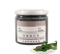 Earth Texture Sand Effect - 200 ml de compuesto de base en miniatura, Natural Ground Terrain Craft Medium, Herramientas portátiles | Plain Landscape Scenery Building Tool for Beginners School Home