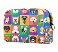 Earth View from Space - Bolsa de maquillaje para cosméticos, pequeña bolsa de viaje con cremallera, bolsa de aseo portátil, organizador de maquillaje para mujeres y niñas, Multicolor 06,
