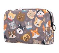Earth View from Space - Bolsa de maquillaje para cosméticos, pequeña bolsa de viaje con cremallera, bolsa de aseo portátil, organizador de maquillaje para mujeres y niñas, Multicolor 09,