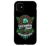 Earth Whispers Peace and Dreamers Listen Dreamcatcher Boho Carcasa para iPhone 11