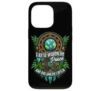 Earth Whispers Peace and Dreamers Listen Dreamcatcher Boho Carcasa para iPhone 13 Pro