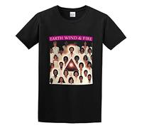 Earth Wind and Fire Faces Men's Cotton T-Shirt Black Shirt Top tee XXL