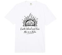 Earth Wind and Fire Funny Pottery Wheel Ceramics Comfort Colors Adult Heavyweight T-Shirt
