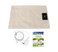 Earthing Bed Sheet, Grounding Sheet with 15ft Cord, Conductive Mat for Better Sleep, Natural Wellness and Healthy Earth Energy (27 x 52 inch)