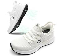 earthinglife Zapatos de tierra con parte superior de malla transpirable. Zapatos conductivos unisex de tierra, Blanco, 45 EU