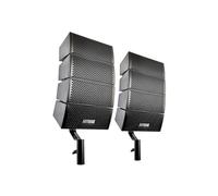 Earthquake Sound DJ-Array Gen2 - Juego de 2 Altavoces (10,16 x 10,16 cm), Color Negro