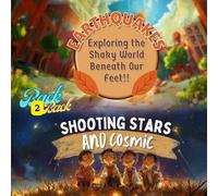Earthquakes Exploring back to back with Shooting Stars Cosmic: 2 Educational Story in 1 Book