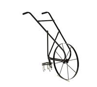 EarthWay Rotavator 6500 con Mango Ajustable y Accesorio de 5 Dientes, implementos de Cambio rápido y cultivador de jardín de Rueda de Acero de 61 cm