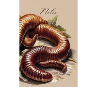 Earthworms - Worm Lovers - Insects and Bugs Notebook Worms- Gifts for Men Women Children - Earthworms Lined Notebook Journal Diaries 6x9, 120 pages