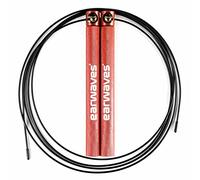 Earwaves® WHIRL™ Rope I Comba de Aluminio con Rodamiento Doble I Mayor Suavidad y Control I Cross Training y Halterofilia I Eje Reforzado y Mango Moleteado I Incluye Cable Extra y Bolsa