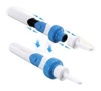Earwax Removal Kit - Portable Electric Vacuum for Evaluation | Soft Clean Tool with Resilient Build for Ear Wax, Home and Professional 2 Replacement Head Kids Family Utility