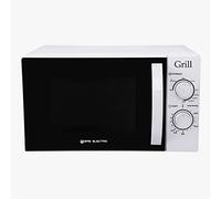 EAS ELECTRIC SMART TECHNOLOGY | EMBG20L | Microondas con grill | Color inox | 20 litros | 5 niveles de potencia | Defrost | temporizador | Potencia 700W/ Grill 1000W | Diámetro del plato 255 mm | LED