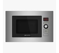EAS ELECTRIC SMART TECHNOLOGY | EMEI20L | Microondas con grill Integrable | Color inox | 20 litros | 5 niveles de potencia | Defrost | LED | Potencia 800W/ Grill 1000W | Diámetro del plato 245 mm