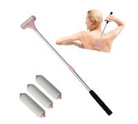 EASACE Mini aplicador de loción, cepillo de loción, aplicador cosmético, cuidado corporal, herramienta para el cuidado de la piel con tres cabezales de repuesto, se puede retirar y llevar con usted