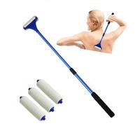 EASACE Mini loción aplicador cepillo de loción cosmética aplicador cuidado personal herramienta de cuidado de la piel con tres cabezales de repuesto se puede retirar y llevar con usted (azul)