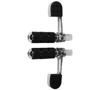 EASDTG Pedales Moto Compatible con VTX1800 2002 2003 2004 2005 2006 2007 2008 2009 2010 2011 1 Par De Estriberas Delanteras Izquierda Y Derecha para Motocicleta