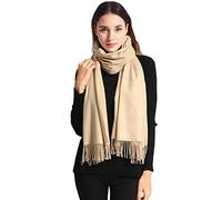 EASE LEAP Pashmina Regalo Boda Invitados Bufanda De Invierno Para Mujer Chal Fiesta Suave Grueso para Mujeres Estolas 200X70cm(Beige