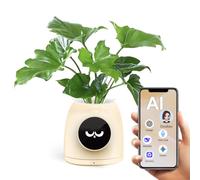 Easebloom Maceta AI, Gen1: tu compañero en el escritorio Una maceta inteligente para la hidroponía que soporta ChatGPT y Gemini LLM y se integra con Tuya Smart