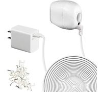 EaseBuy Adaptador de cargador de alimentación y cable de extensión de 6 m compatible con Arlo Pro & Arlo Pro 2 y Arlo GO, resistente a la intemperie exterior/interior Arlo cables - no necesita carga