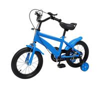 EasegantEl Bicicleta de 14 pulgadas, con ruedas estabilizadoras, reposabrazos antideslizantes, freno de seguridad, longitud 100 cm, manillar y asiento ajustables en altura, para principiante