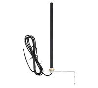EaseSunny Antena externa, antena de apertura de puerta, receptor de 433 MHz, amplificador de señal de rango extendido para puerta inteligente GTO, montaje en pared, color negro