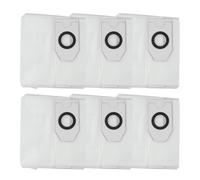 EaseSunny Bolsas de polvo, bolsas de vacío, bolsas de repuesto para Midea V12, Eureka J12 Ultra, filtración de 5 capas, paquete de 6