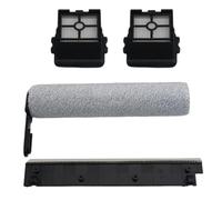 EaseSunny Cepillo de rodillo principal, juego de filtros, tira de limpiaparabrisas para Ultenic AC1 Elite, limpieza eficiente, plástico duradero, paquete de 4 piezas de repuesto