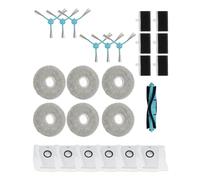 EaseSunny Cepillo principal, cepillos laterales, kit de filtros para Cecotec Conga 9990 AI, 10090 AI, esquinas de limpieza profunda, atrapa el polvo, juego