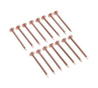 EaseSunny Clavos de cobre, mata tocones de árbol, picos de eliminación de raíces, cobre puro de 2 pulgadas, herramienta de jardín de acción rápida para matar árboles, paquete de 15