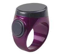 EaseSunny Contador de anillos inteligente con pantalla LCD, contador manual de autobloqueo, recargable por USB tipo C, medidor de dedos ajustable para rezo deportivo de inventario