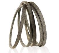 EaseSunny Correa de transmisión para cortacésped Toro 114-5858, fibra de aramida, 5/8 x 196.5 pulgadas, compatible con 74915 74925 74935