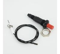 EaseSunny Encendedor piezoeléctrico con cable y botón pulsador para parrilla de gas, barbacoa, horno, camping, pieza de repuesto