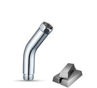 EaseSunny Extensión de cabezal de ducha, extensor de brazo de ducha, elevador de ducha de acero inoxidable, interfaz G1/2, resistente al óxido para agua dura, no necesita cinta, 6 pulgadas, para