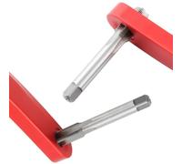 EaseSunny Grifo de manivela de bicicleta, herramienta de reparación de roscas de pedal, broca izquierda y derecha, limpiador de acero alto para roscas de 14,2 mm, kit de mantenimiento de bicicletas