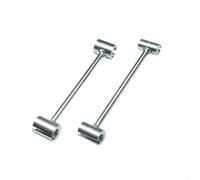 EaseSunny Herramienta de ajuste de bisagra de puerta, llave profesional de reparación de huecos, dobladora de acero para puertas de sala limpia, 8-25 mm (2 unidades)