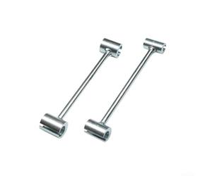 EaseSunny Herramienta de ajuste de bisagra de puerta, llave profesional de reparación de huecos, dobladora de acero para puertas de sala limpia, 8-25 mm (2 unidades)