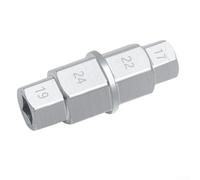 EaseSunny Herramienta de eje de motocicleta de 17, 19, 22, 24 mm, destornillador de husillo hexagonal para mantenimiento de bicicletas deportivas, kit de destornillador de eje hexagonal de alto par de
