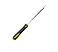EaseSunny Herramienta de extracción de manija de puerta de coche, barra de palanca de acero para moldura interior para extracción de salpicadero, protección segura de pintura, 240 mm (cabeza recta)