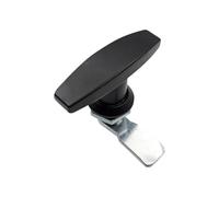 EaseSunny HOMET Lock, cerradura de mango, pestillo de aleación de zinc con mango en T para caja de herramientas, puerta de garaje, armario, remolque, seguridad de caravana, acabado negro