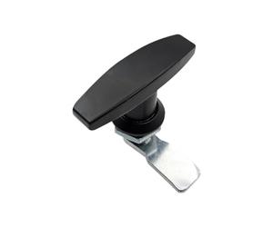 EaseSunny HOMET Lock, cerradura de mango, pestillo de aleación de zinc con mango en T para caja de herramientas, puerta de garaje, armario, remolque, seguridad de caravana, acabado negro