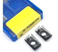 EaseSunny Insertos de fresado de carburo, APKT1604PDFR-G2, herramientas de corte de aluminio, cuchillas semiacabadas, paquete de 10 para mecanizado de torno CNC