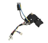 EaseSunny Interruptor para Makita 6507244, pieza de herramienta eléctrica, compatible con DHP458 DDF458 BHP458, metal ABS, fácil instalación, reparación de taladros
