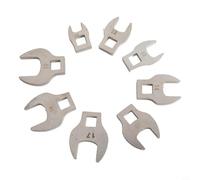 EaseSunny Juego de 8 llaves de pata de gallo métricas de 3/8 de 10-19 mm para accesorios de tubería de aceite, herramientas de extensión de trinquete