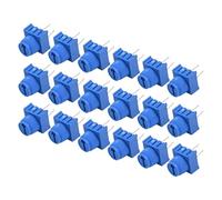 EaseSunny Juego de potenciómetros de ajuste 1K 10K 50K 100K Ohm resistencias variables con perillas azules, rotación de 270 grados para proyectos de control industrial Arduino Robotics