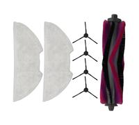 EaseSunny Kit de piezas de repuesto para Eureka E20 Plus, rodillo principal, cepillos laterales, paños de fregona, nailon plástico, fácil de instalar, juego