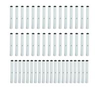 EaseSunny Kit de reparación de fibra de vidrio con conector de poste de tienda de campaña, 5 mm, 6 mm, hierro galvanizado, kit de reparación para toldo de camping, paquete de 50 unidades