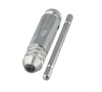 EaseSunny Llave de rosca de precisión M3-M8 con mango en T para unidades cuadradas hexagonales, soporte de llave de trinquete reversible de 85 mm de longitud (llave de grifo)